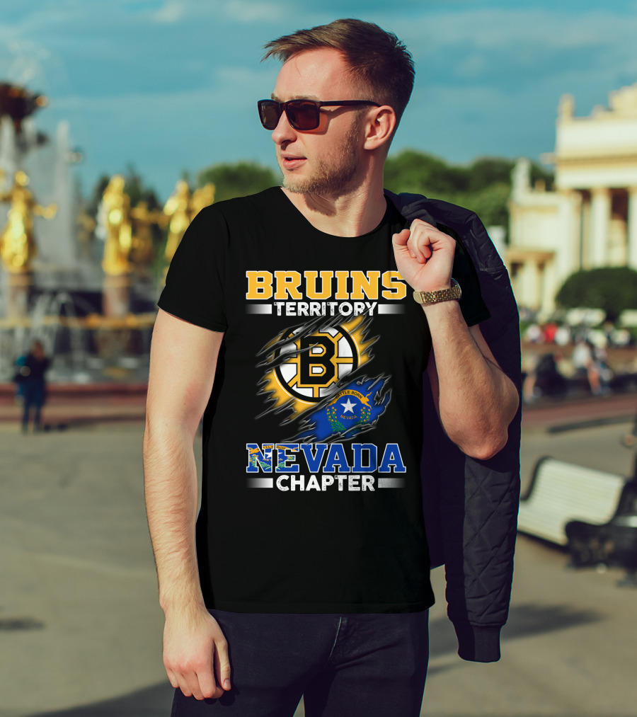 BRUINS Territory Nevada Chapter Battle Born Flag T-Shirt