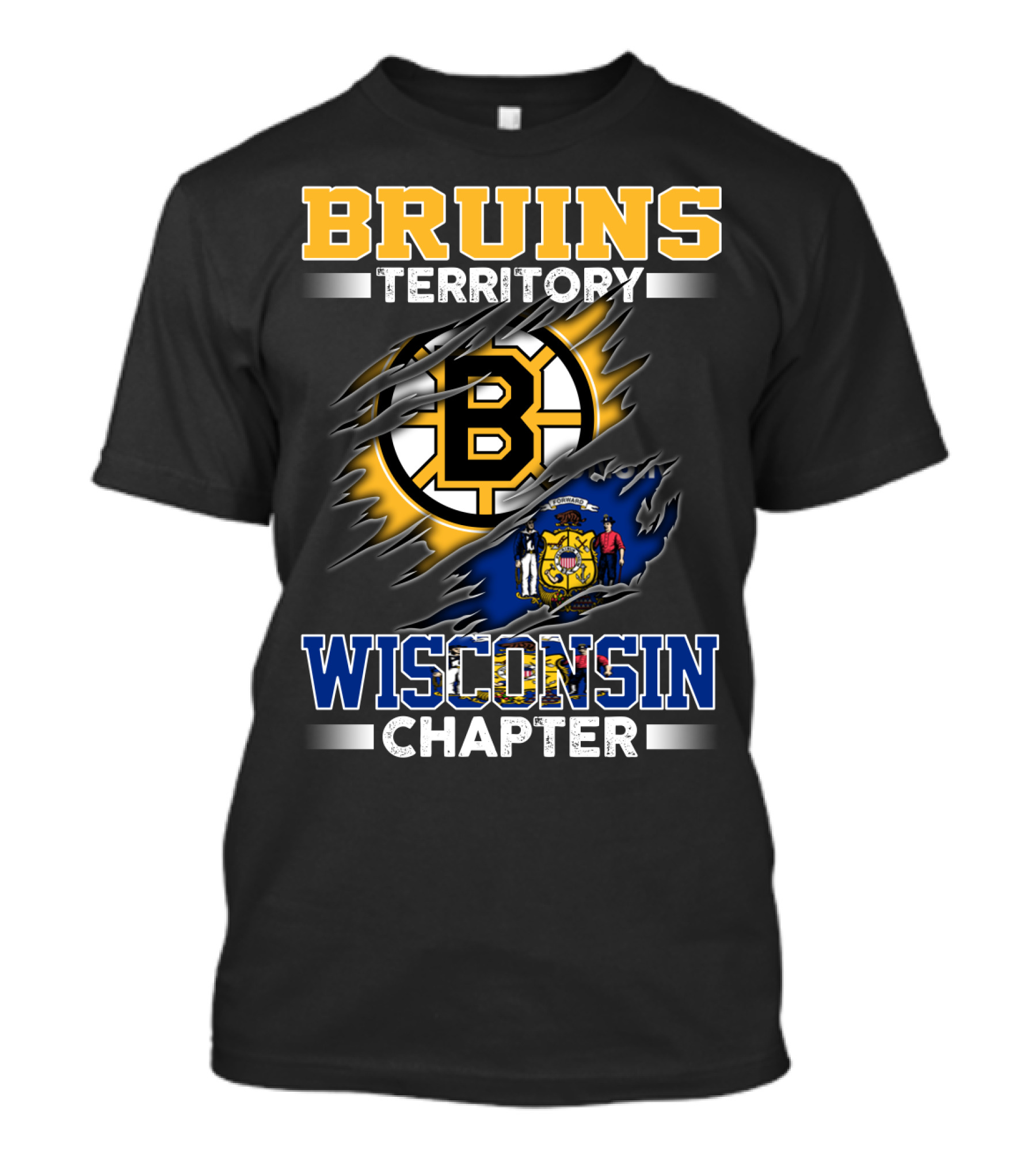 Bruins Territory Wisconsin Chapter T-Shirt