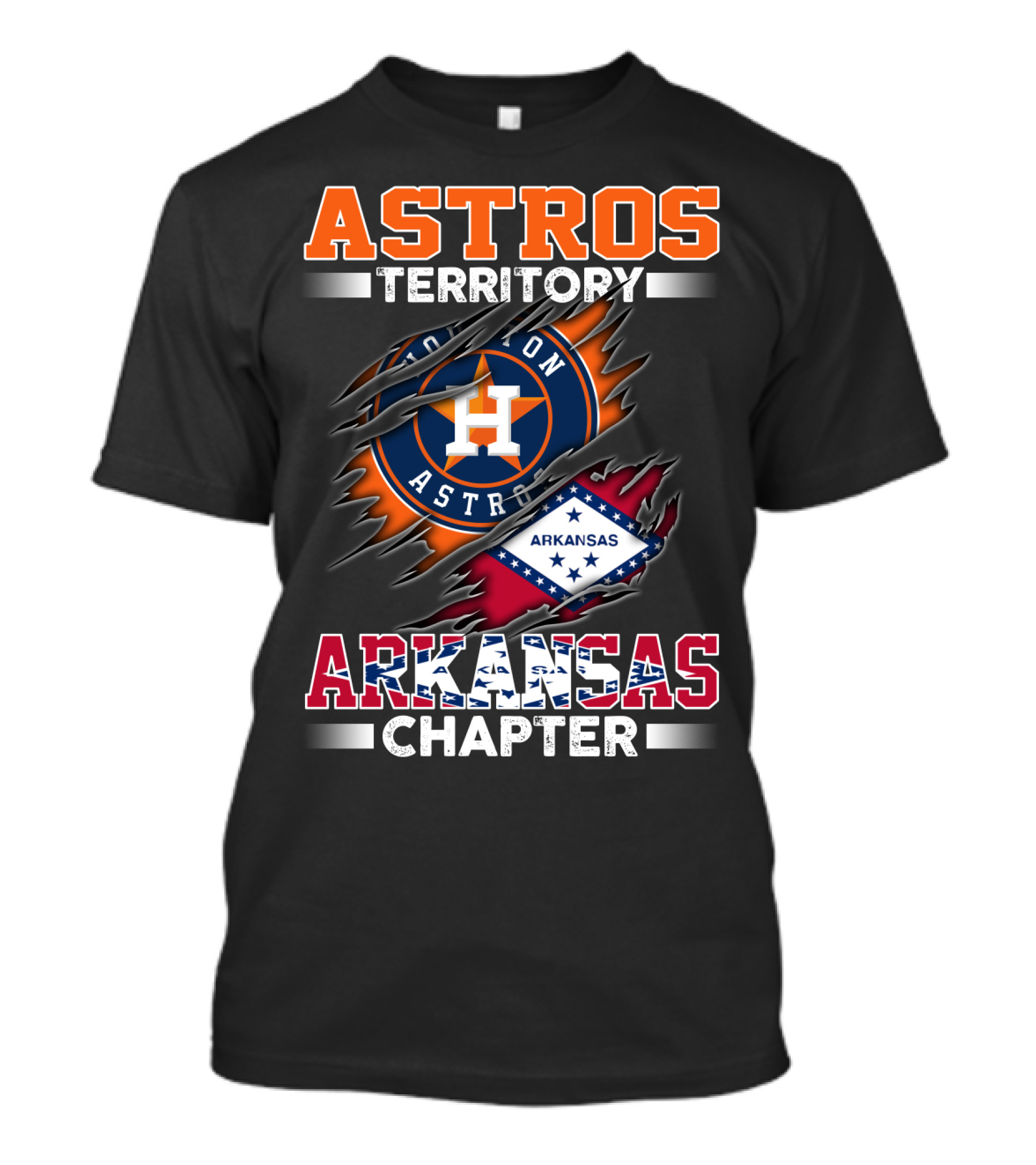Astros Territory Houston Astros Arkansas Chapter T-Shirt
