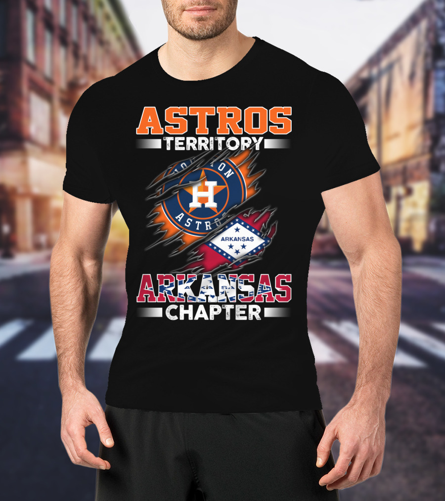 Astros Territory Houston Astros Arkansas Chapter T-Shirt