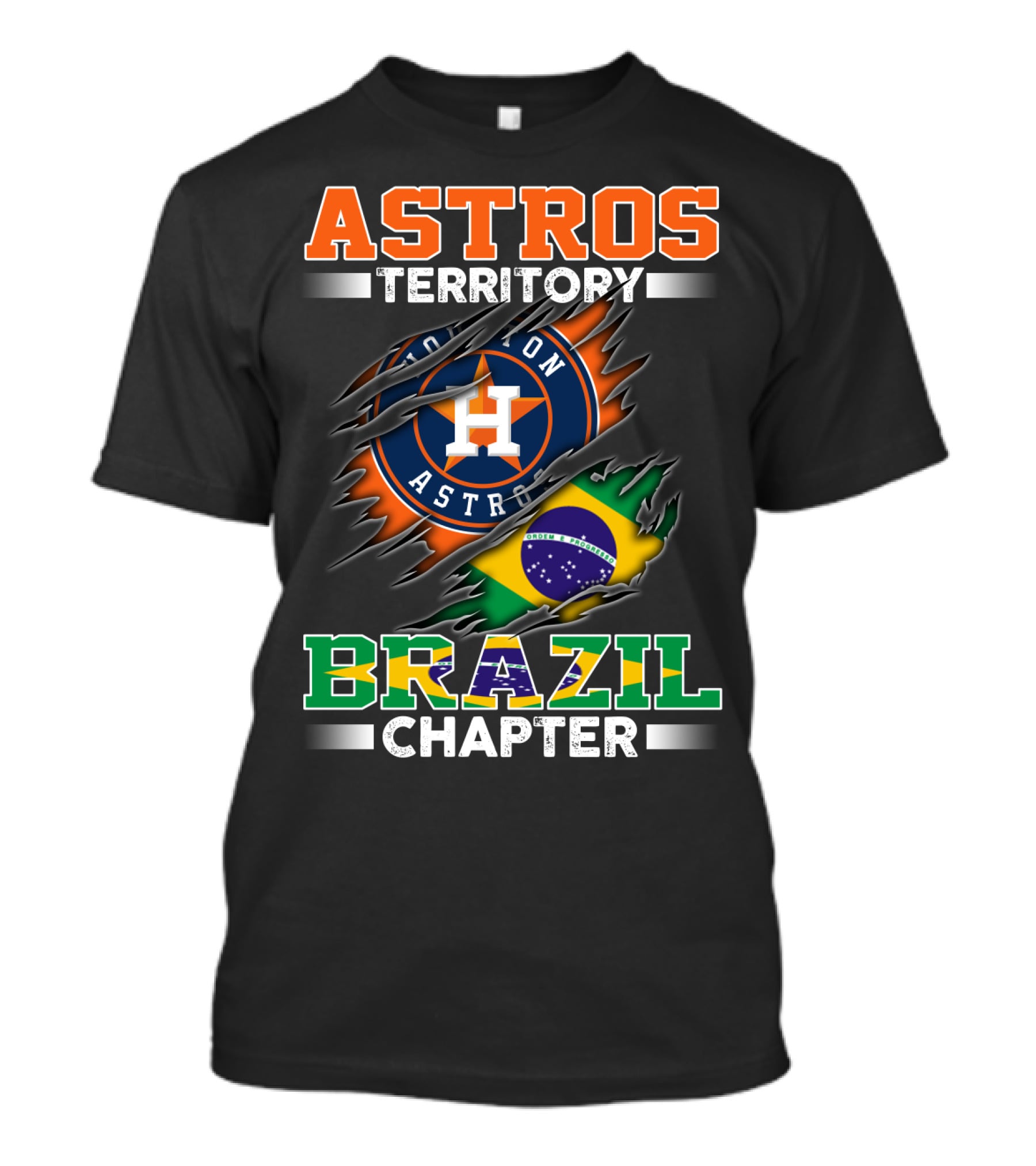 Astros Territory Houston Brazil Chapter T-Shirt