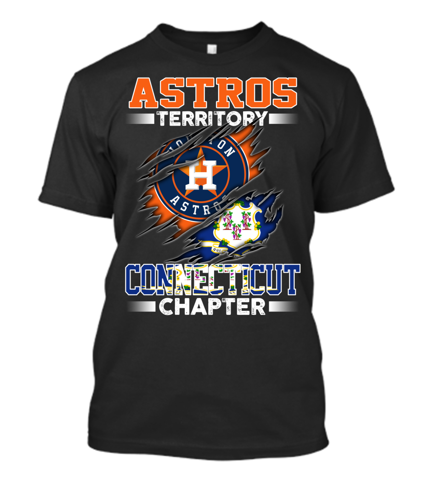 Astros Territory Houston Astros Connecticut Chapter T-Shirt