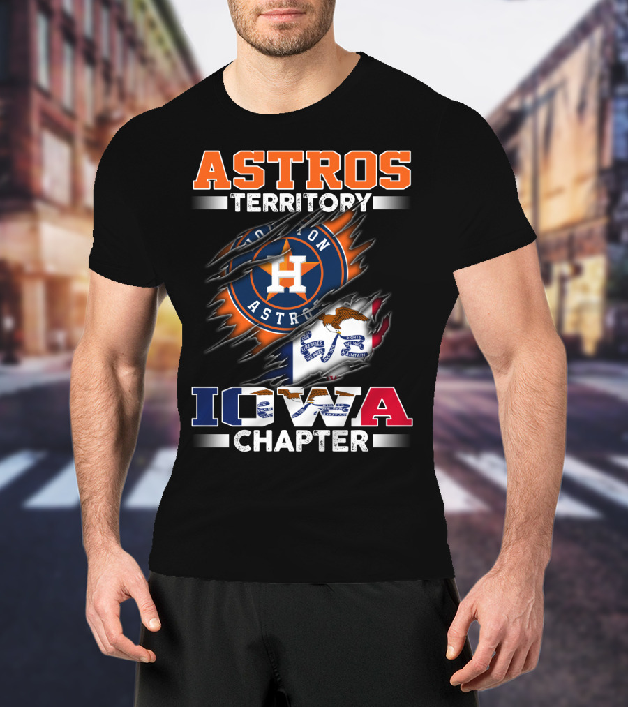 Astros Territory Houston Astros Iowa Chapter T-Shirt
