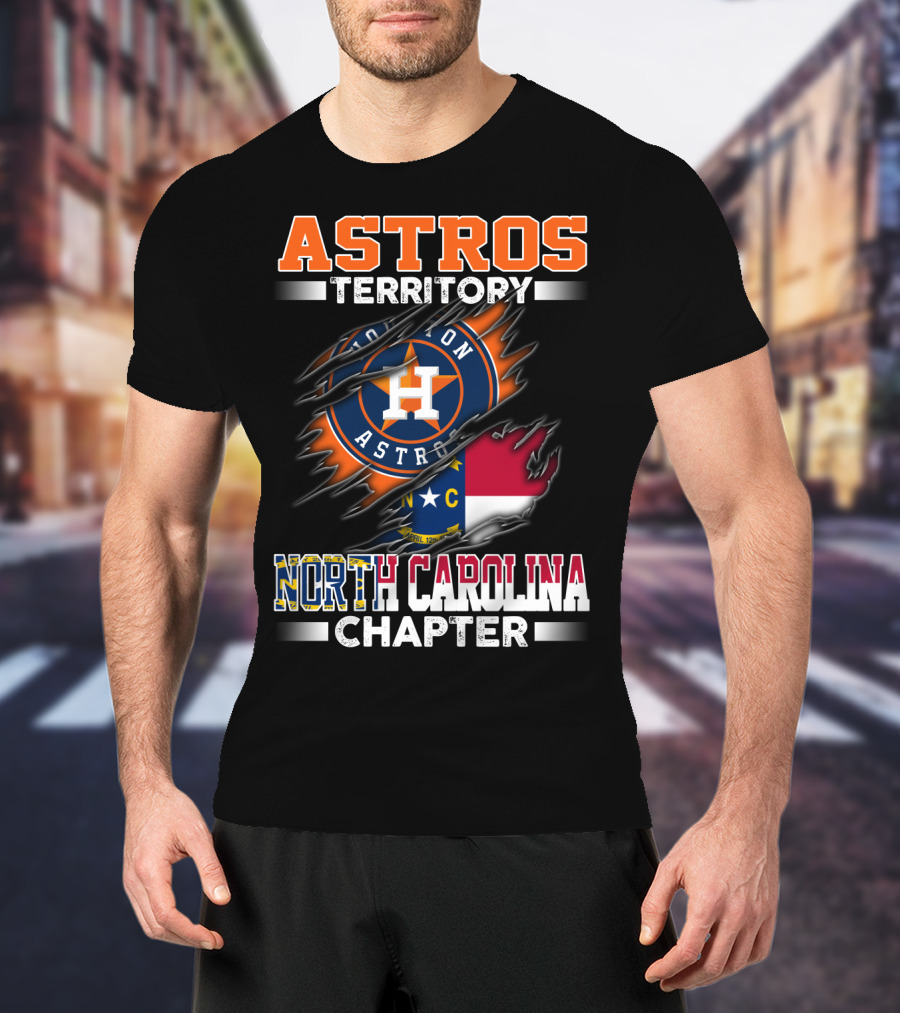 Astros Territory Houston Astros North Carolina Chapter T-Shirt