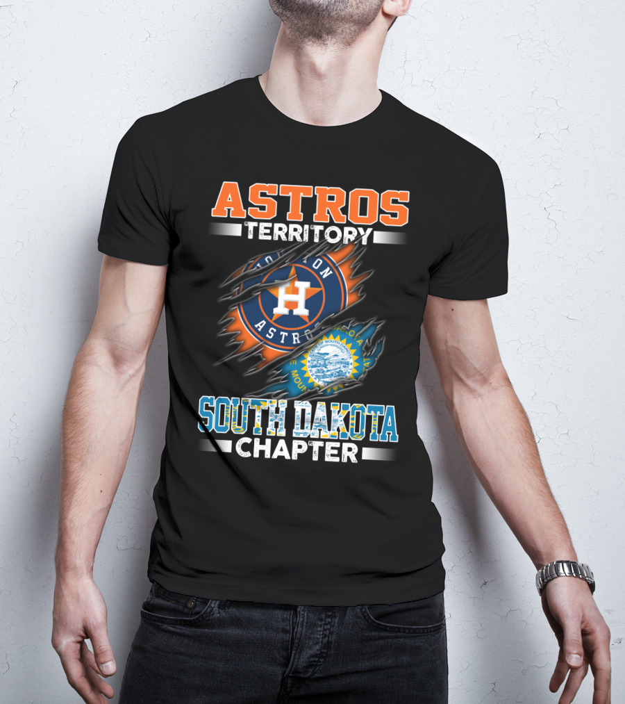Astros Territory South Dakota Chapter Houston Astros Mountains T-Shirt
