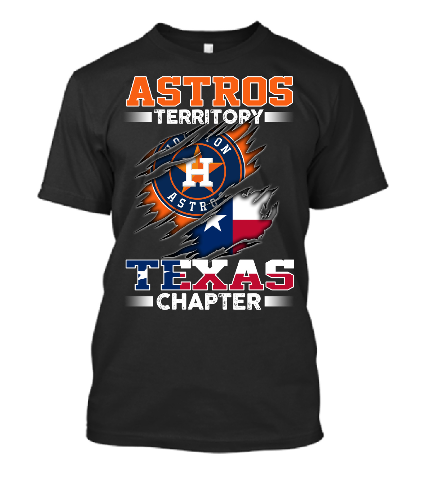 Astros Territory Houston Astros Texas Chapter T-Shirt
