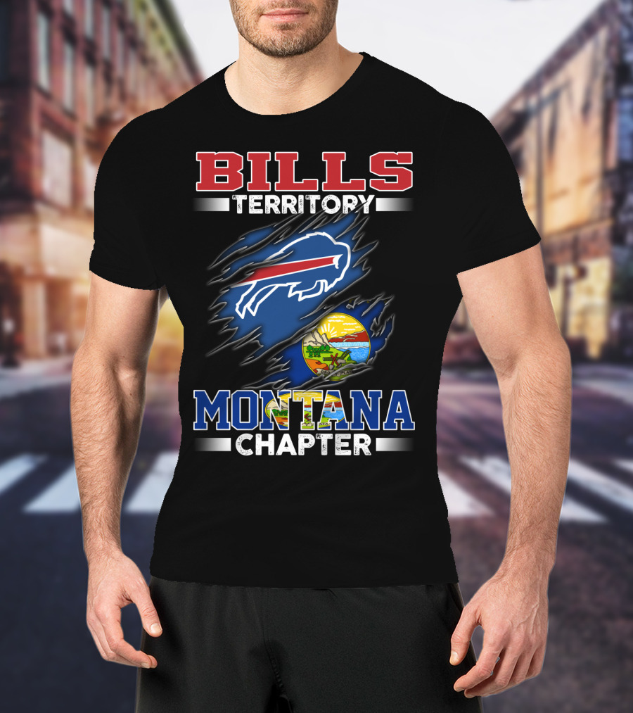 BILLS Territory Montana Chapter Buffalo Football T-Shirt