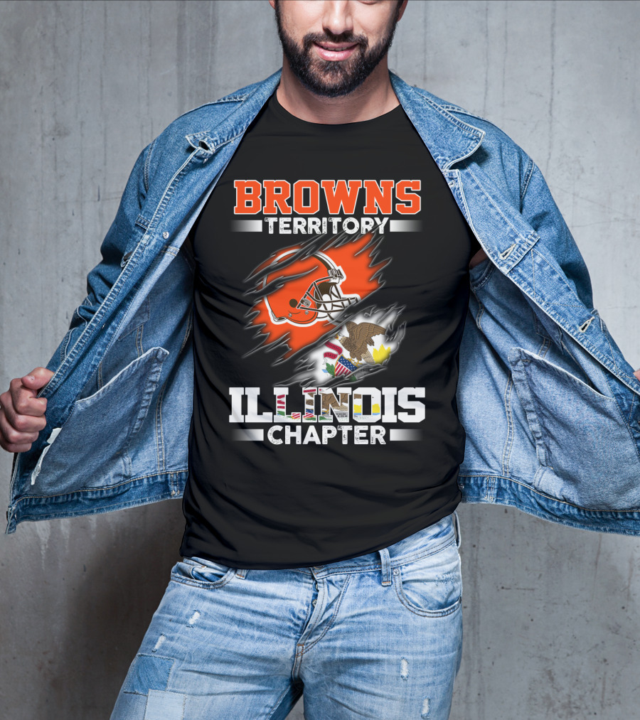 Browns Territory Illinois Chapter T-Shirt
