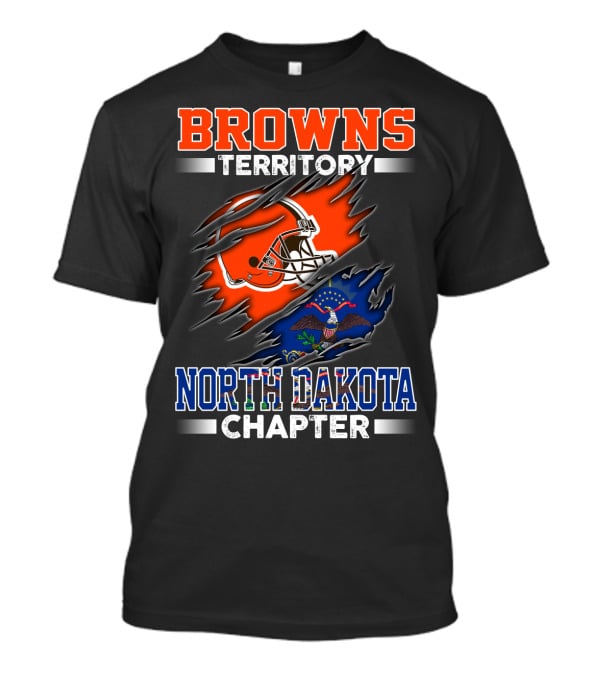 Browns Territory North Dakota Chapter T-Shirt