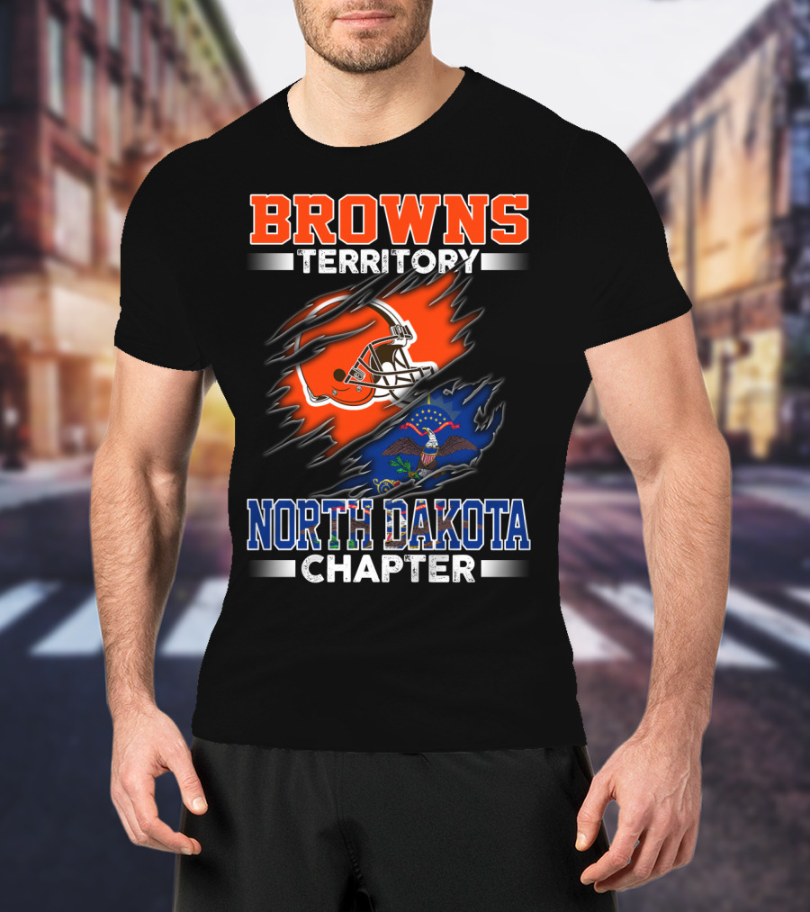 Browns Territory North Dakota Chapter T-Shirt