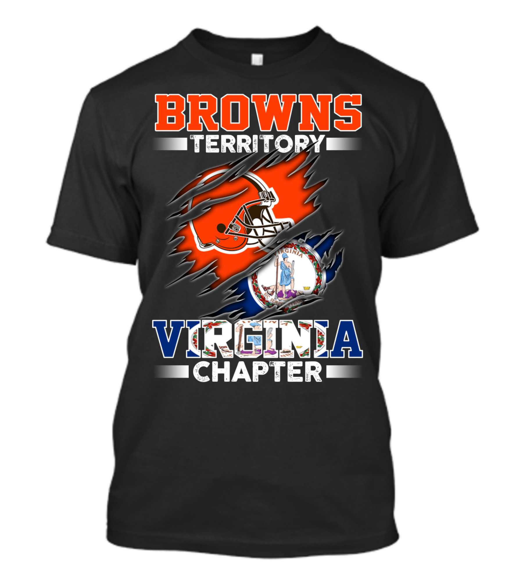 Browns Territory Virginia Chapter T-Shirt
