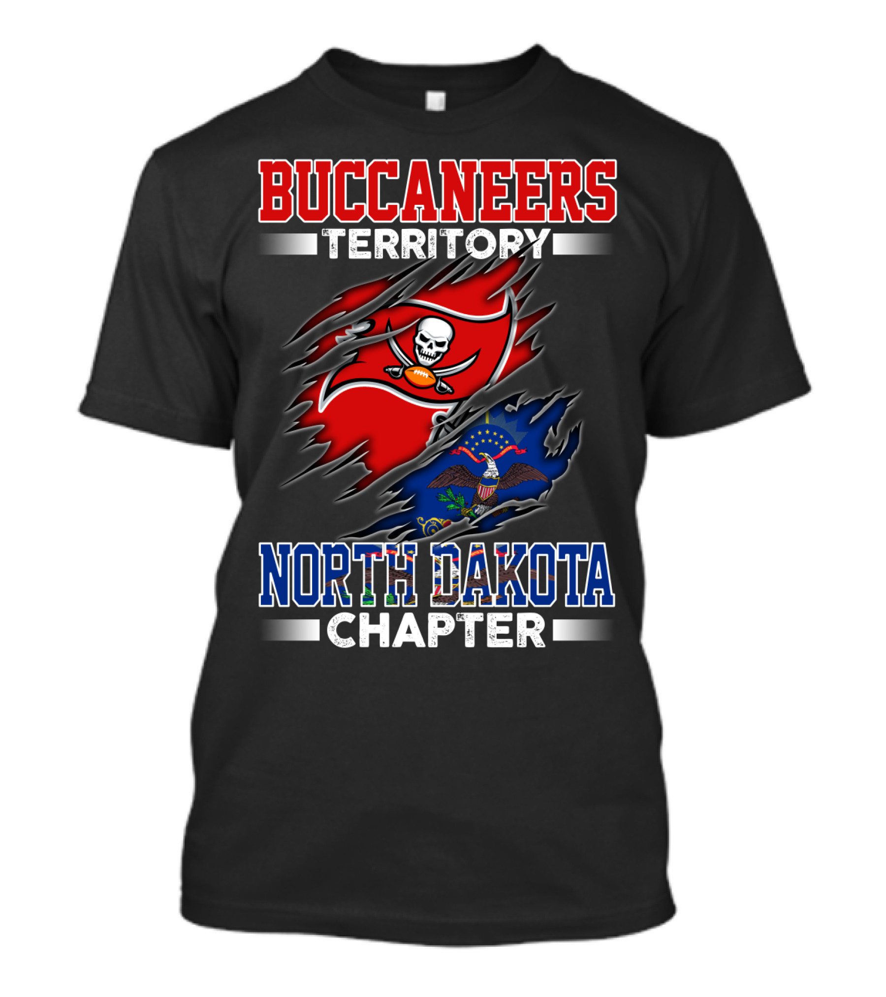 Buccaneers Territory North Dakota Chapter T-Shirt