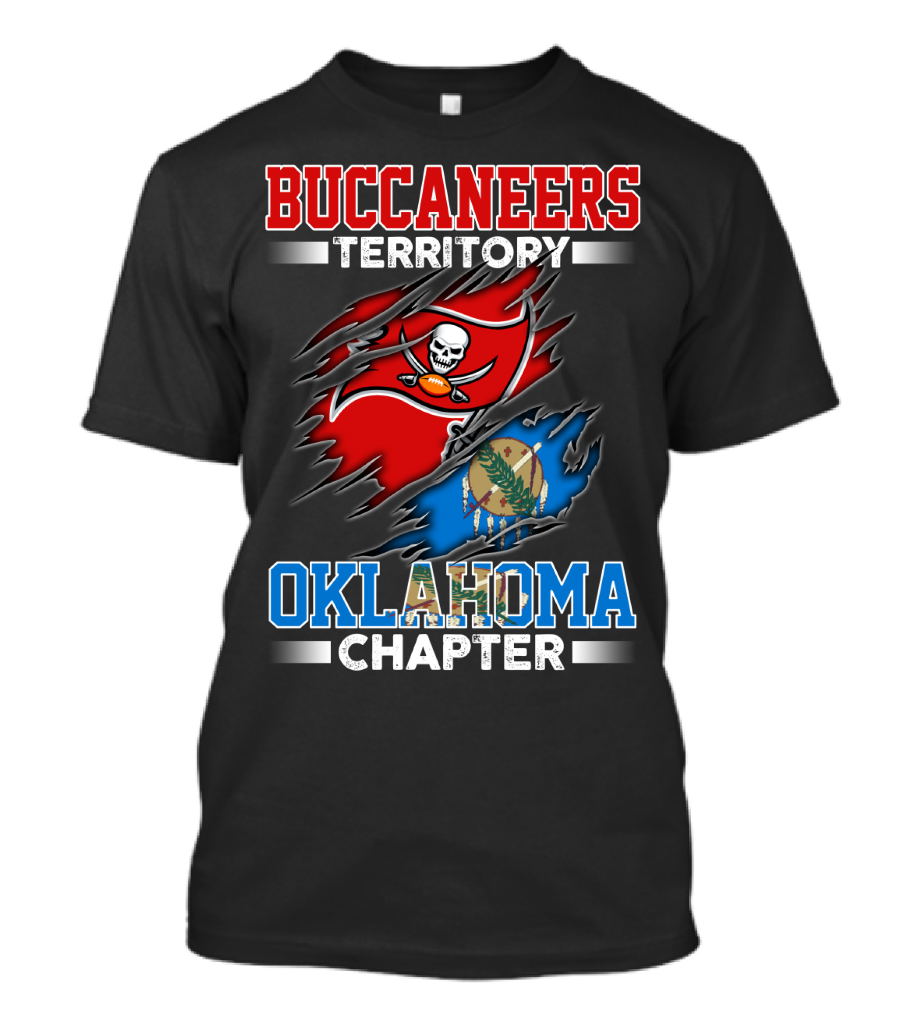 Tampa Bay Buccaneers Territory Oklahoma Chapter T-Shirt