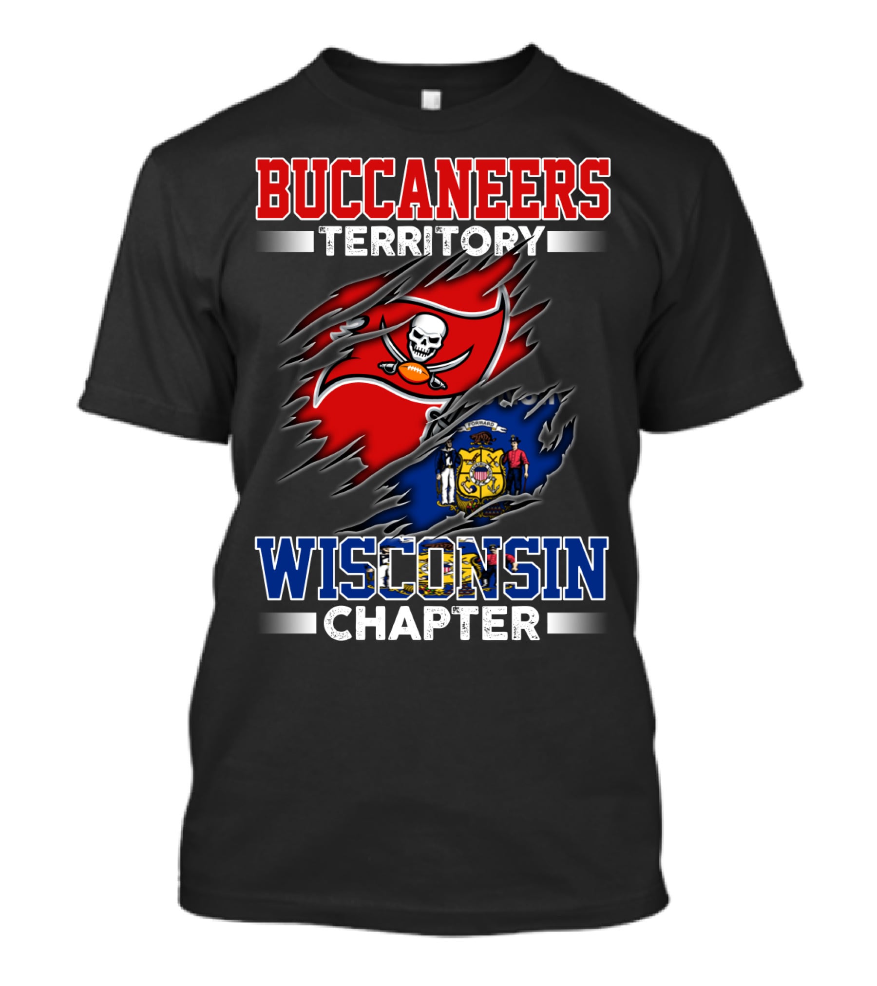 Buccaneers Territory Wisconsin Chapter T-Shirt