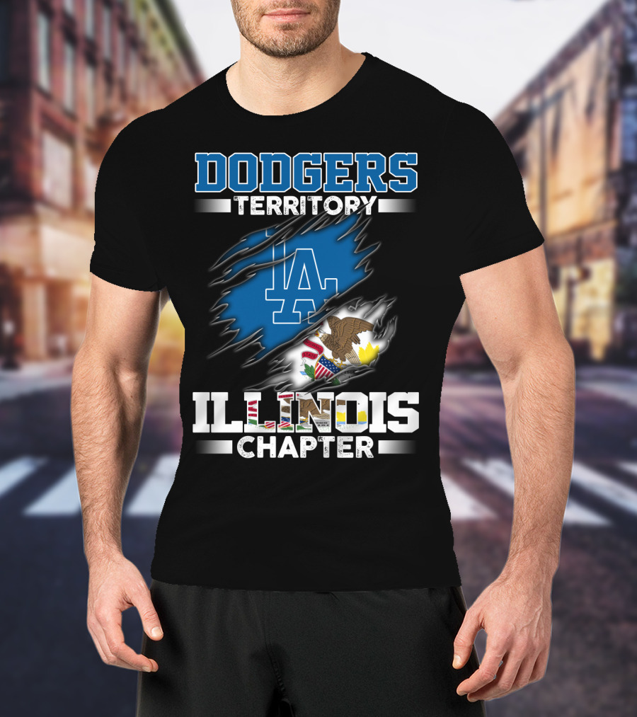 Dodgers Territory LA Illinois Chapter T-Shirt