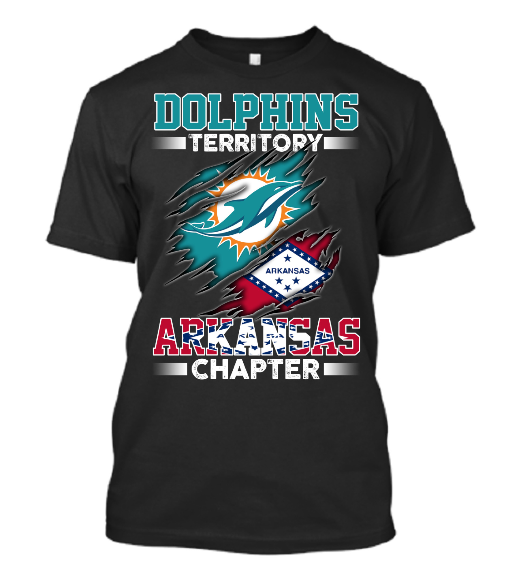 Dolphins Territory Arkansas Chapter T-Shirt