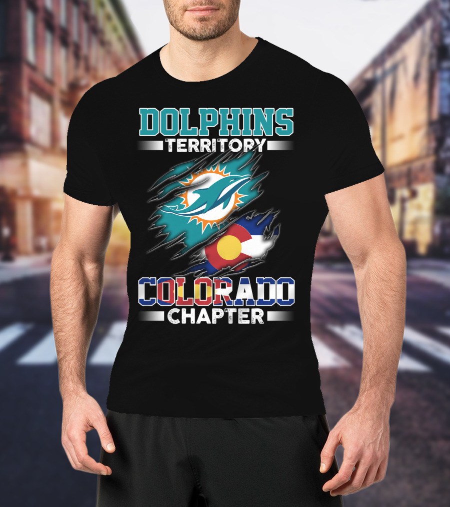 Dolphins Territory Colorado Chapter T-Shirt