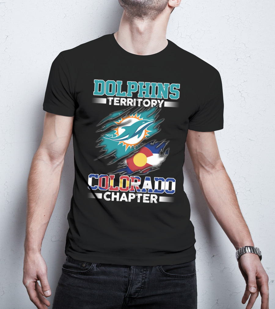 Dolphins Territory Colorado Chapter T-Shirt