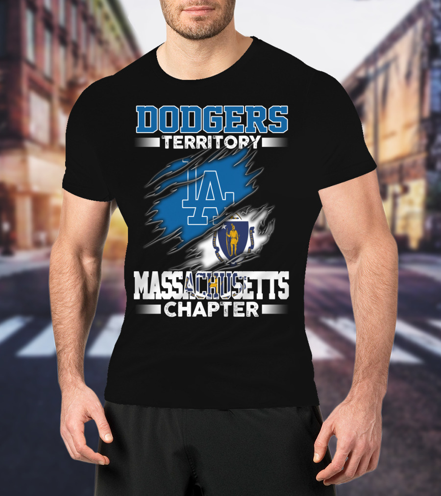 Massachusetts Chapter Dodgers Territory LA T-Shirt