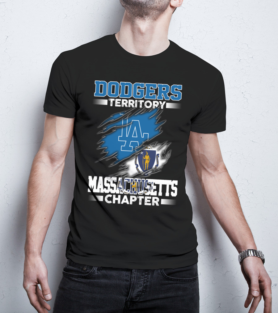 Massachusetts Chapter Dodgers Territory LA T-Shirt