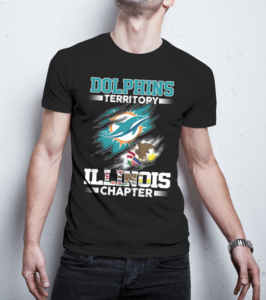 Dolphins Territory Illinois Chapter T-Shirt