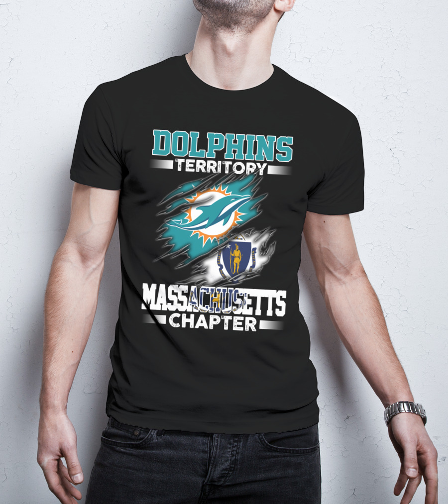 Dolphins Territory Massachusetts Chapter T-Shirt