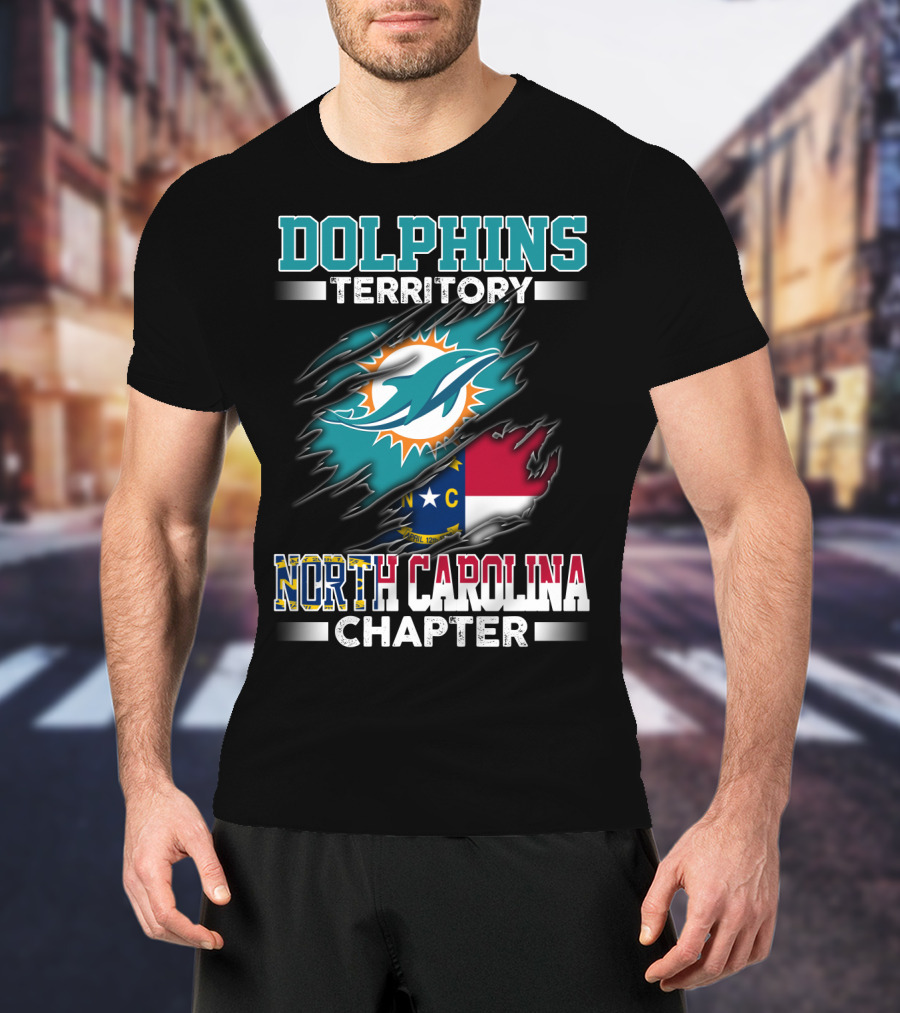 Dolphins Territory North Carolina Chapter T-Shirt