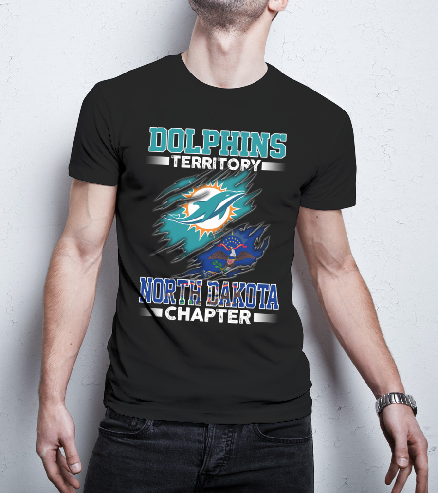 Dolphins Territory North Dakota Chapter T-Shirt