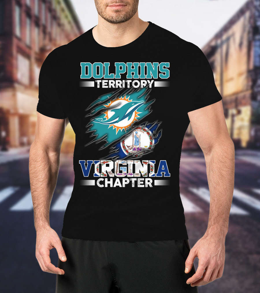 Dolphins Territory Virginia Chapter T-Shirt