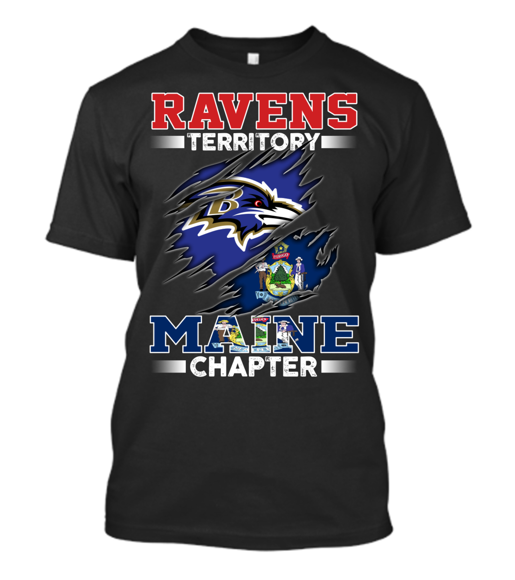 Ravens Territory Maine Chapter T-Shirt