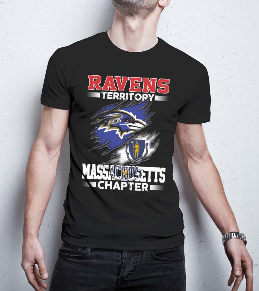Ravens Territory Massachusetts Chapter T-Shirt