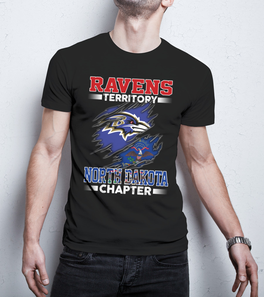 Ravens Territory North Dakota Chapter Ravens T-Shirt