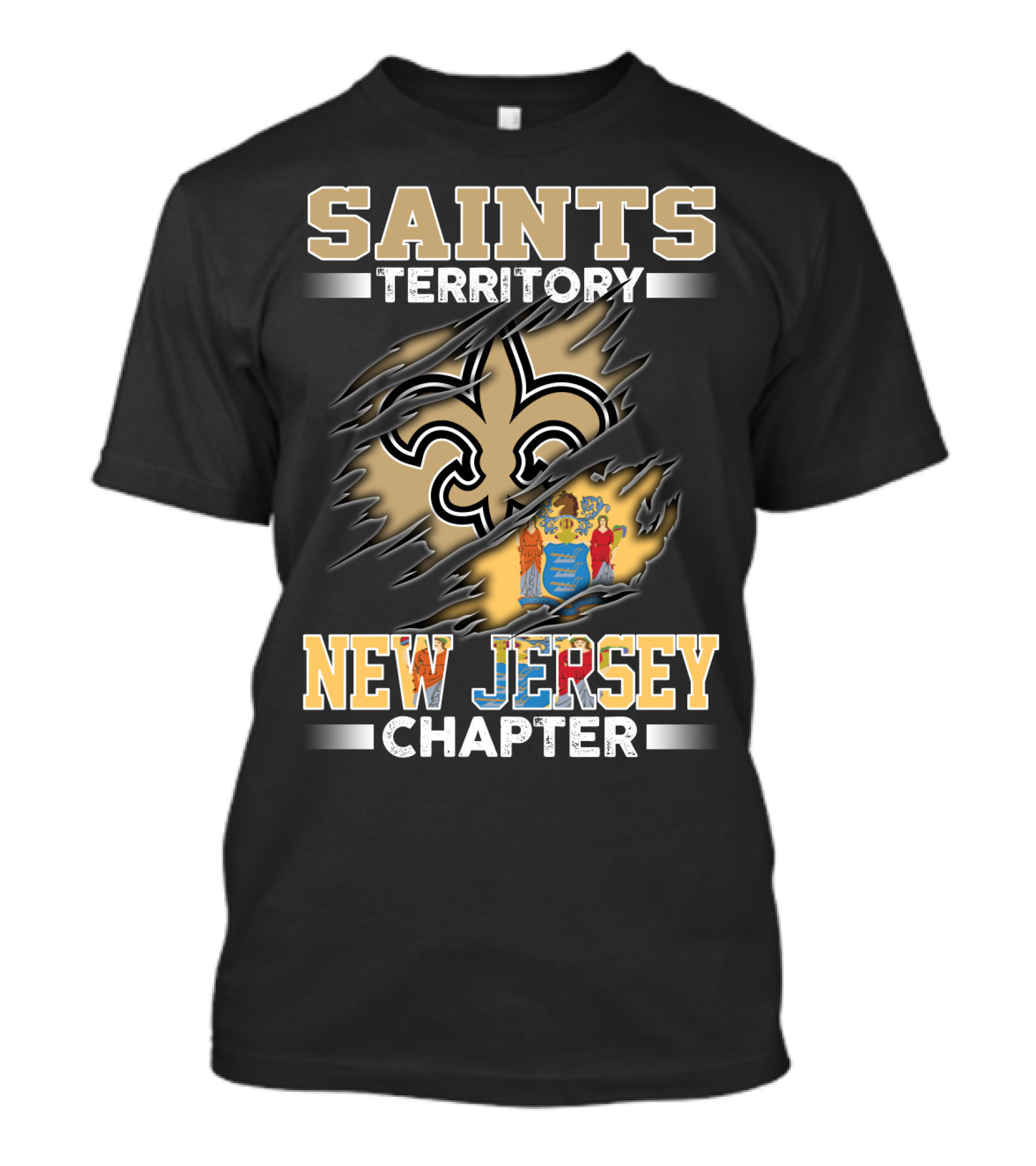 SAINTS TERRITORY NEW JERSEY CHAPTER T-Shirt