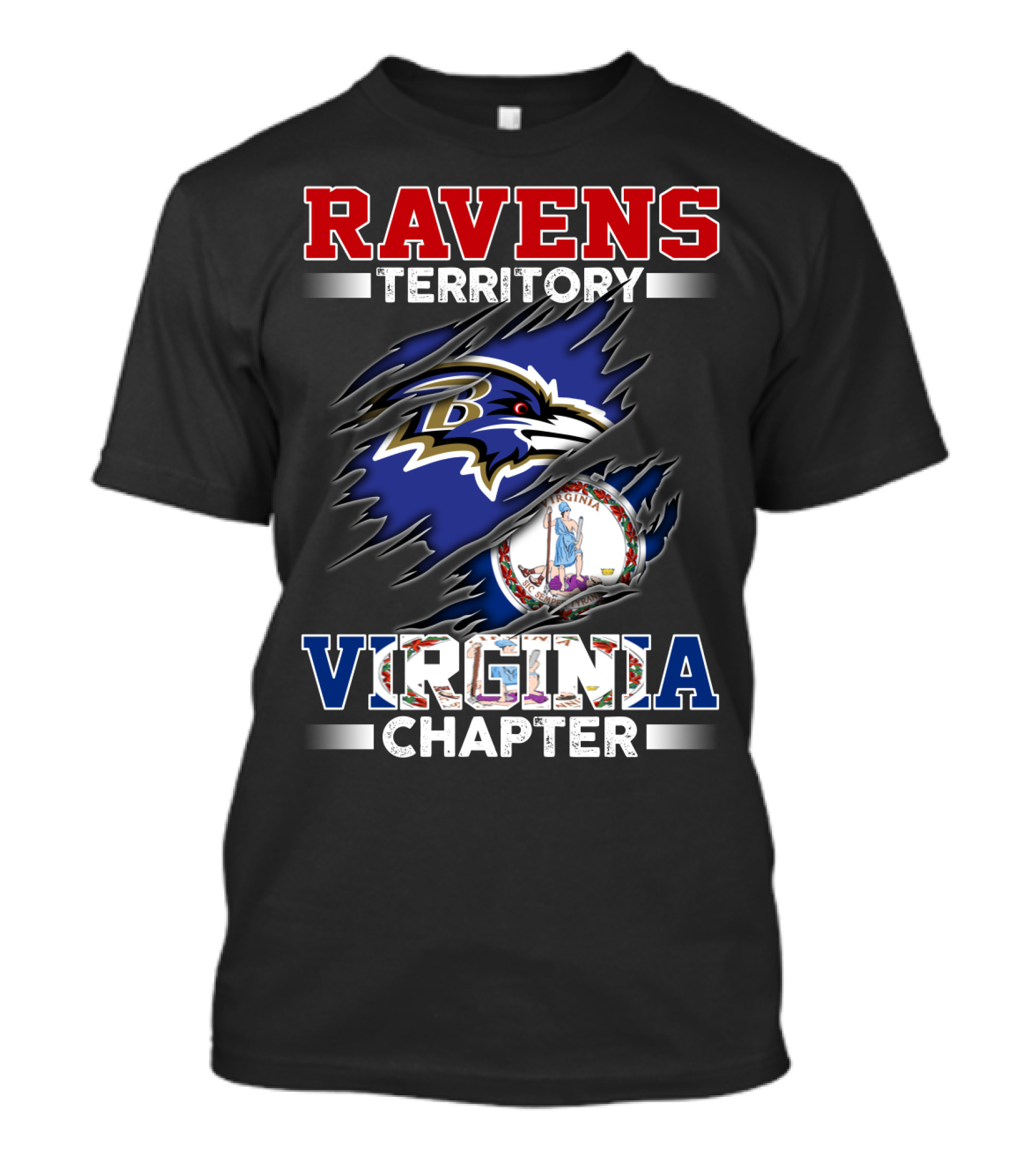 RAVENS TERRITORY VIRGINIA CHAPTER T-Shirt