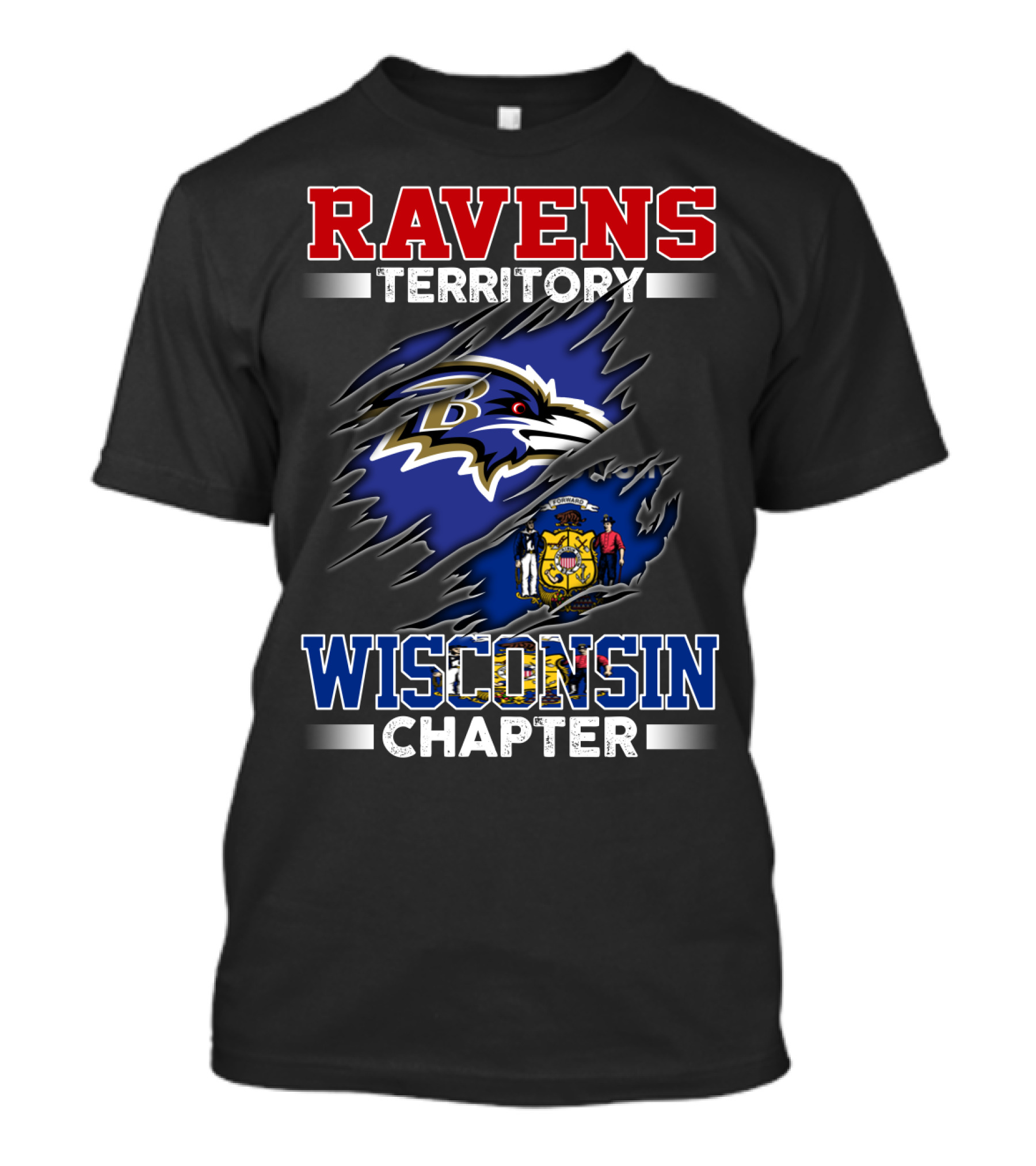 Ravens Territory Wisconsin Chapter T-Shirt