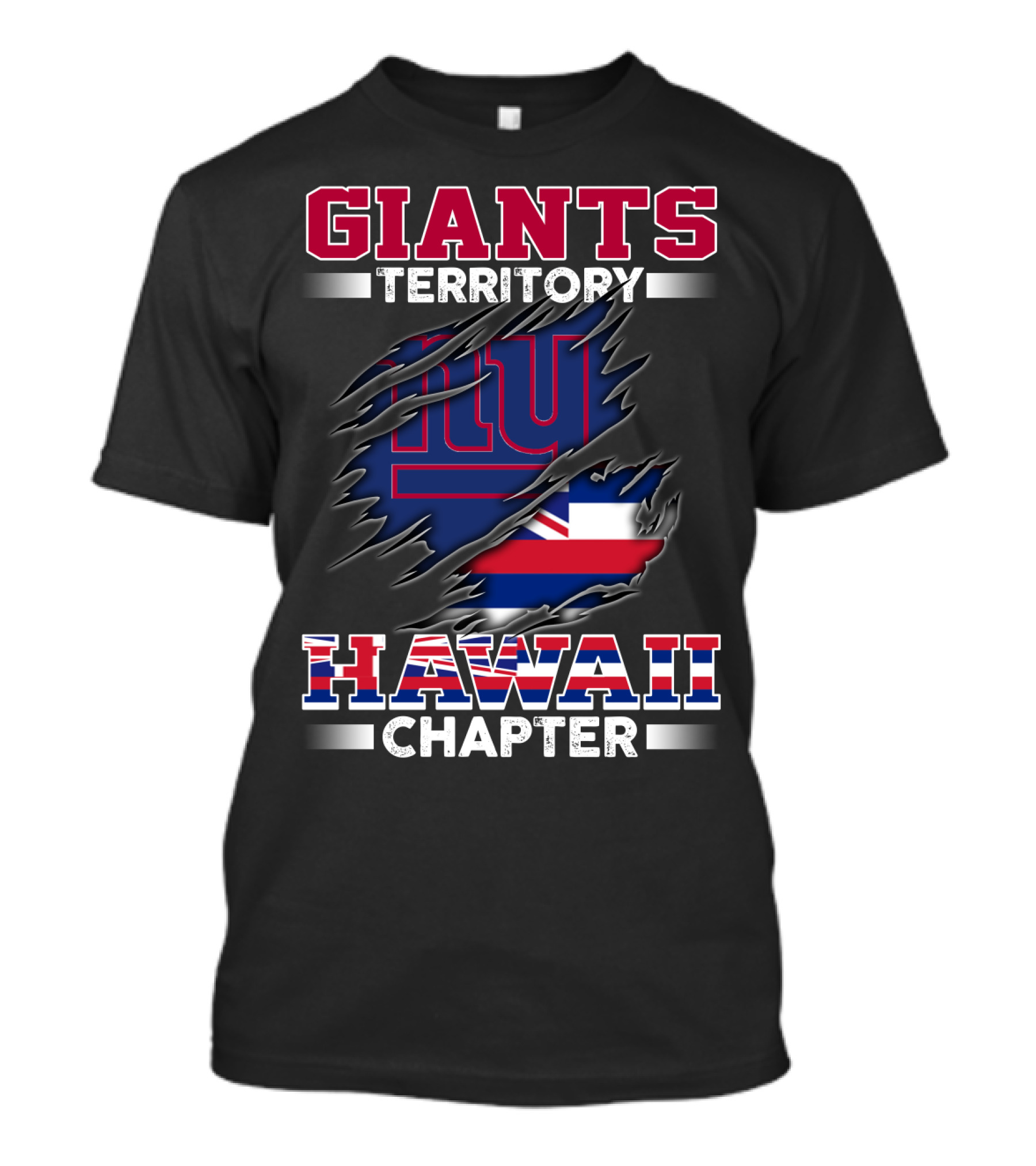GIANTS Territory Hawaii Chapter NY Logo Flag T-Shirt