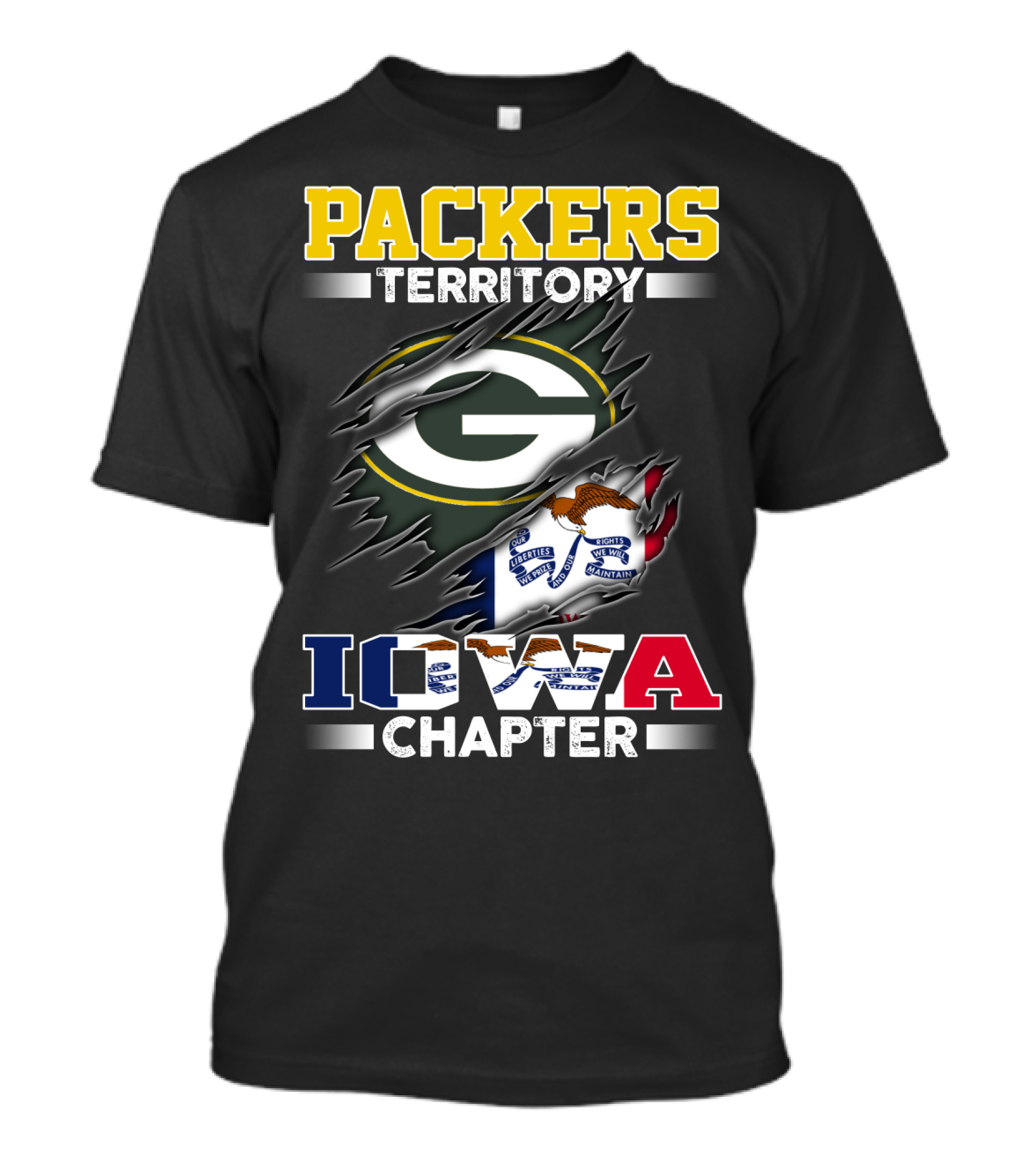 Packers Territory Iowa Chapter T-Shirt