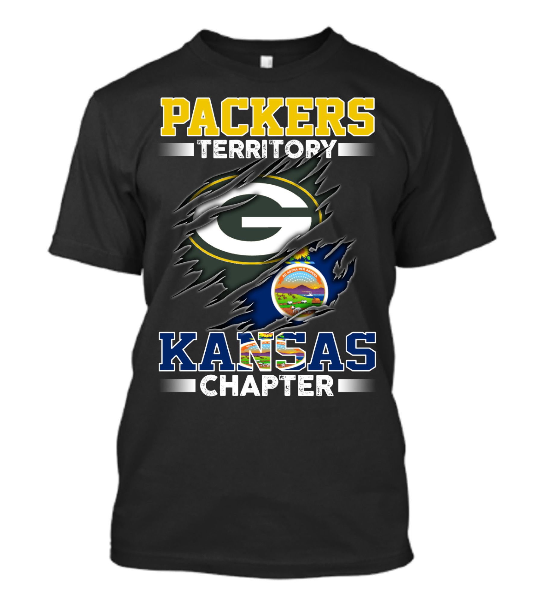 Packers Territory Kansas Chapter T-Shirt