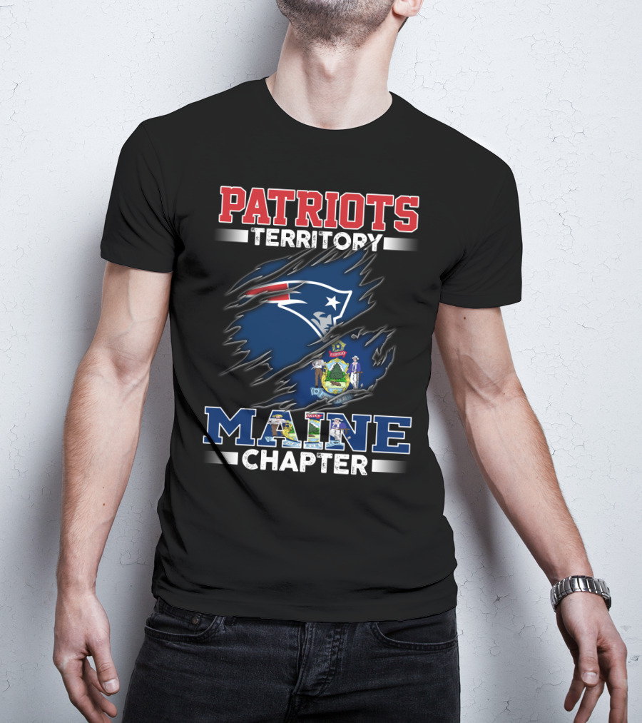PATRIOTS TERRITORY MAINE CHAPTER Logo Maine T-Shirt