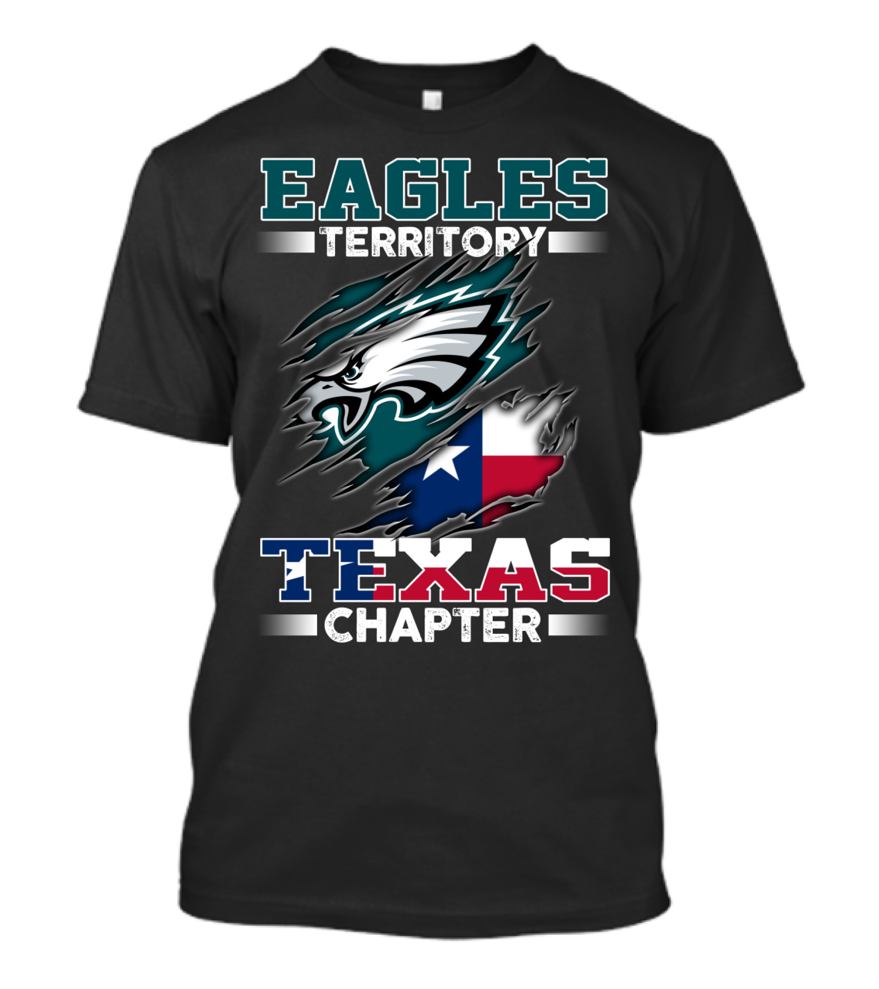 Eagles Territory Texas Chapter Dallas Fan Club T-Shirt