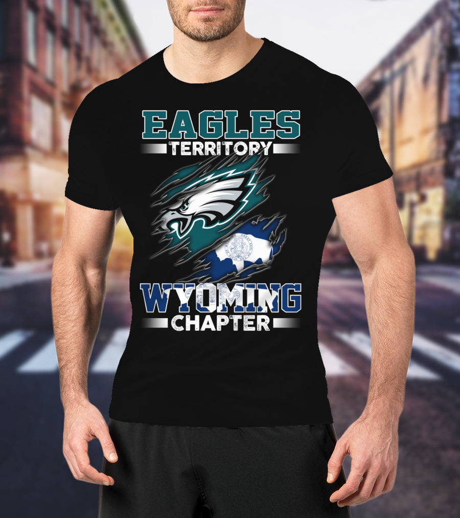 Eagles Territory Wyoming Chapter Philadelphia Eagles Fan Club T-Shirt