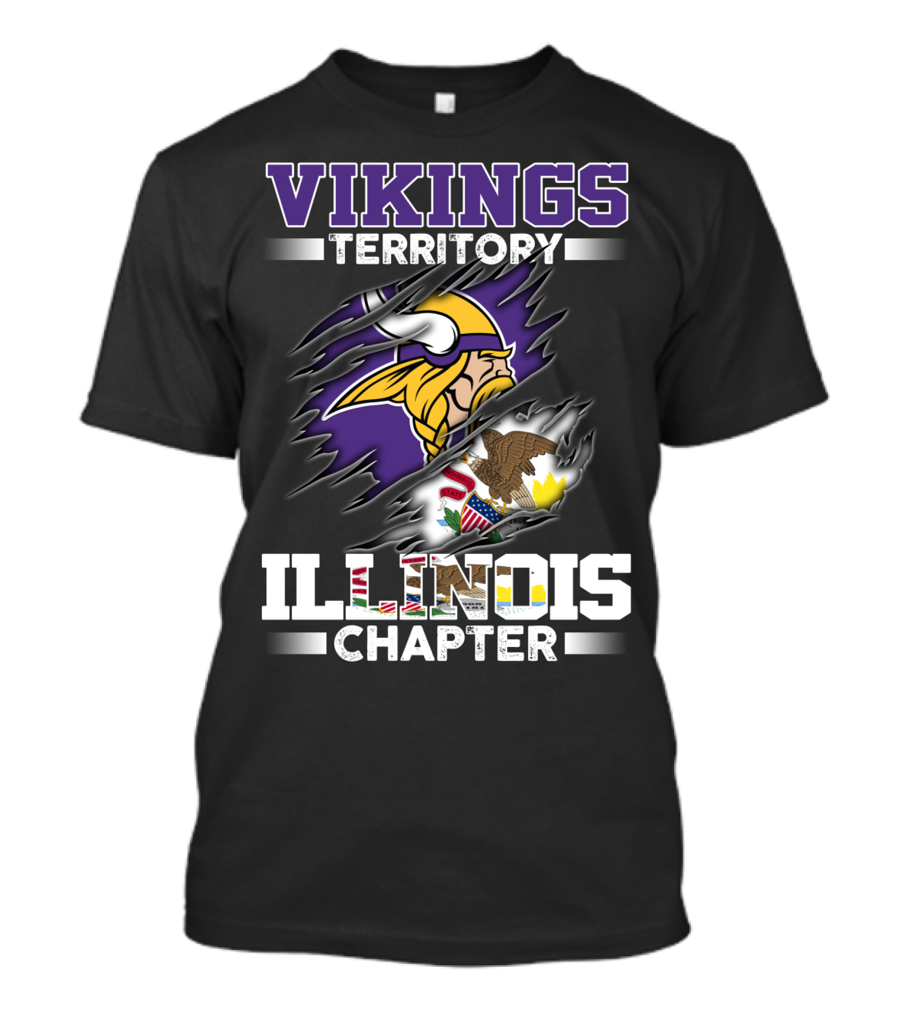 Vikings Territory Illinois Chapter T-Shirt