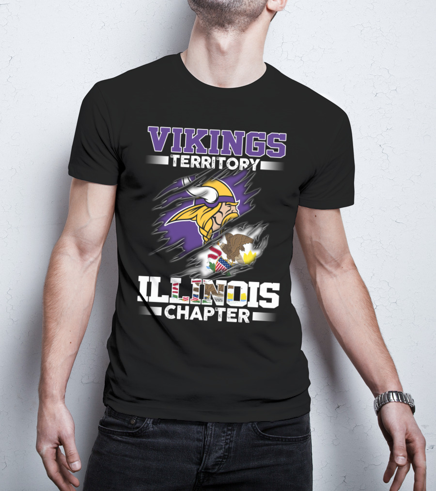 Vikings Territory Illinois Chapter T-Shirt