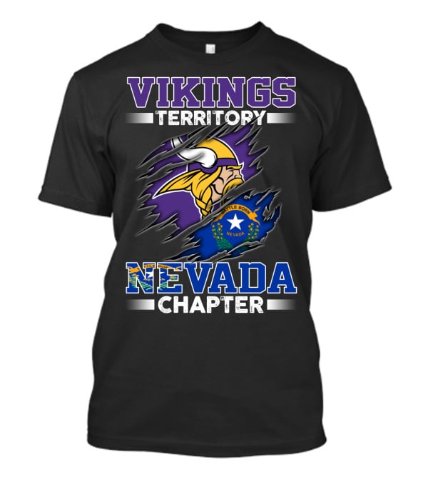 Vikings Territory Nevada Chapter Battle Born T-Shirt