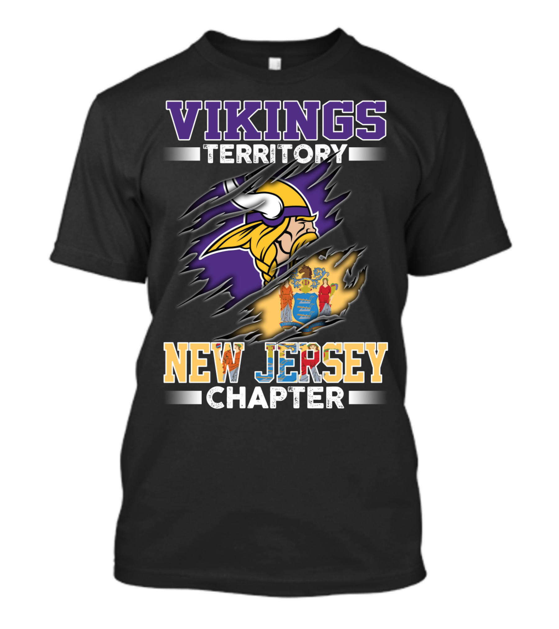 Vikings Territory New Jersey Chapter T-Shirt