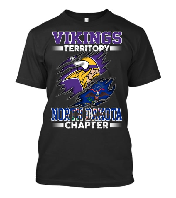 Vikings Territory North Dakota Chapter T-Shirt