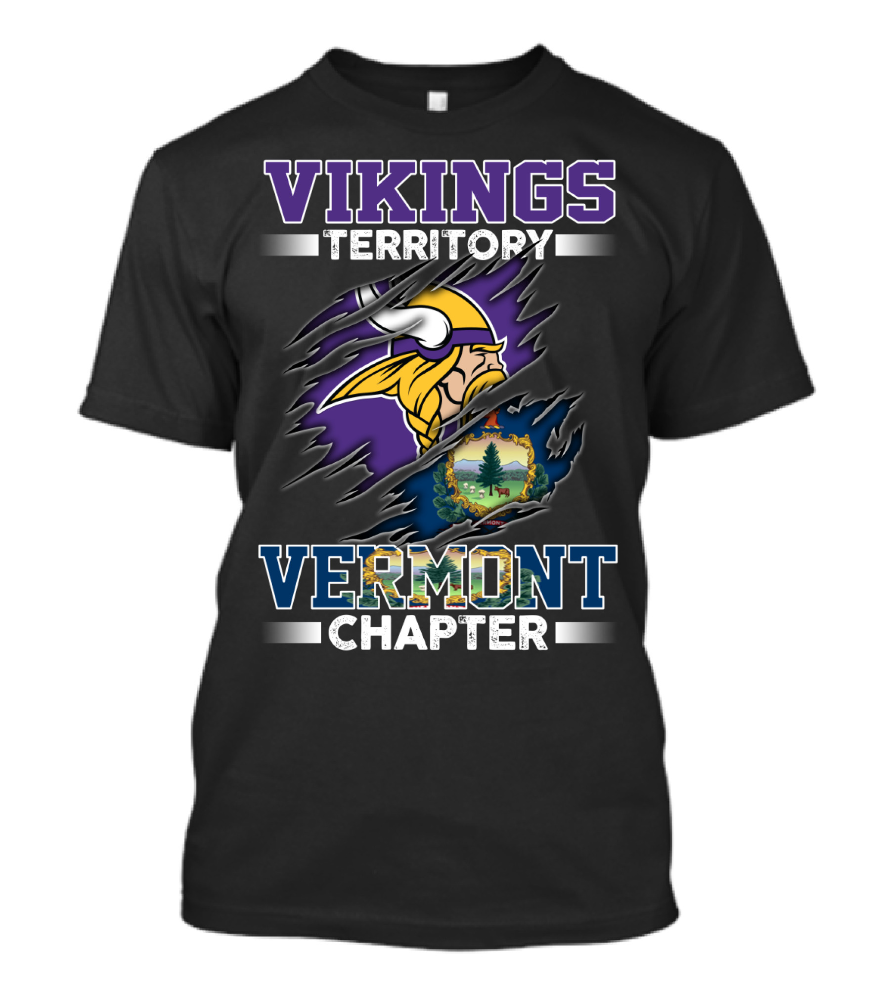 Vikings Territory Vermont Chapter T-Shirt