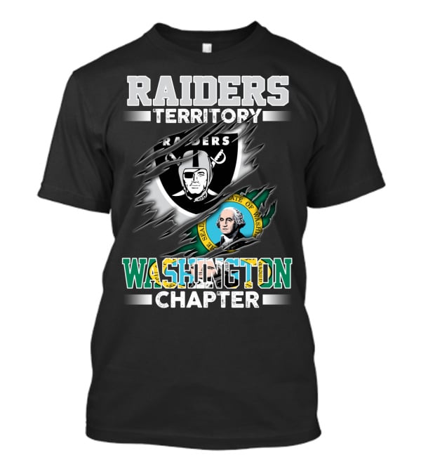 Raiders Territory Washington State Chapter Seal Edition T-Shirt