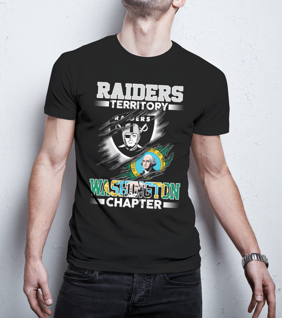 Raiders Territory Washington State Chapter Seal Edition T-Shirt