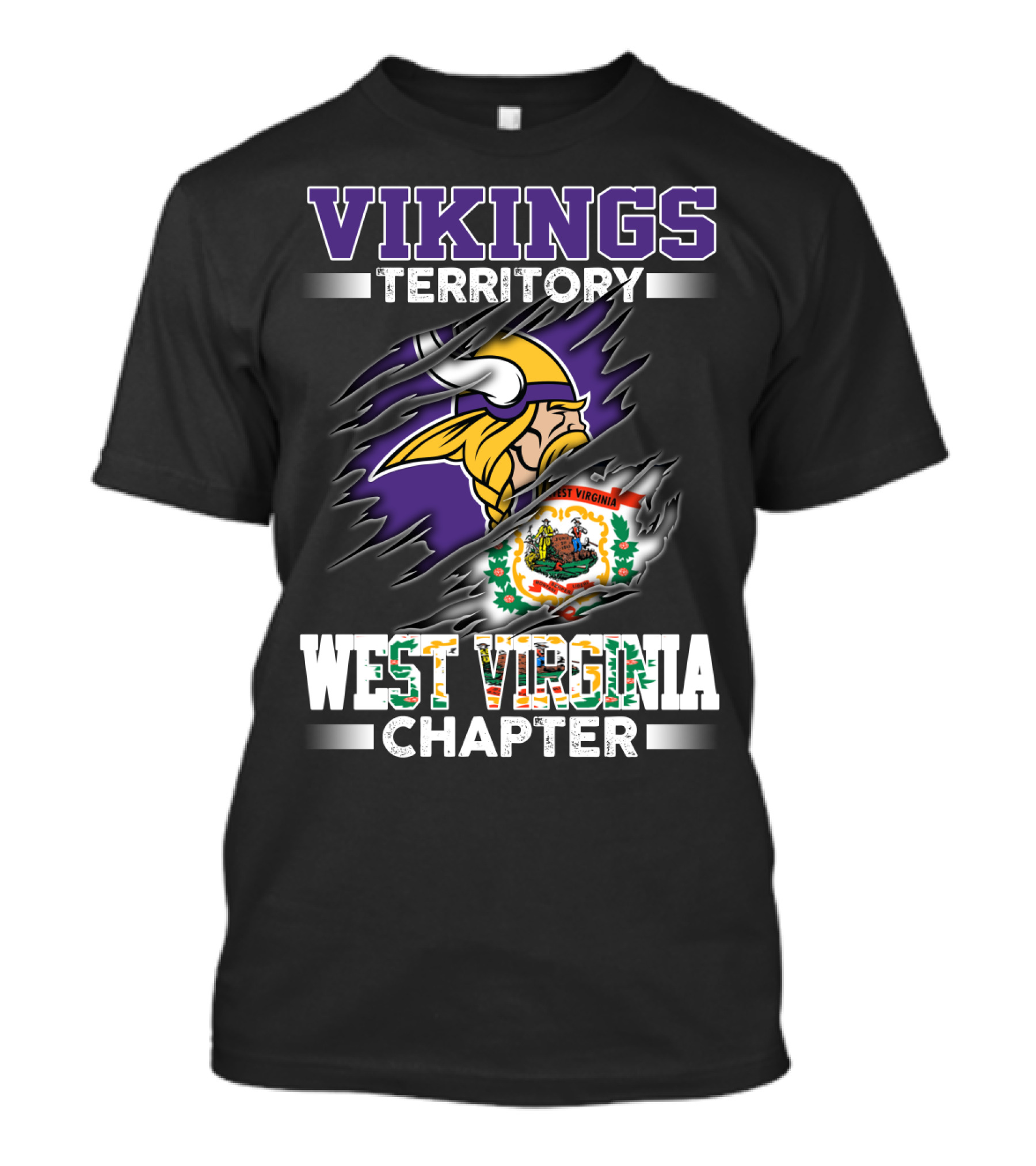 Vikings Territory West Virginia Chapter T-Shirt
